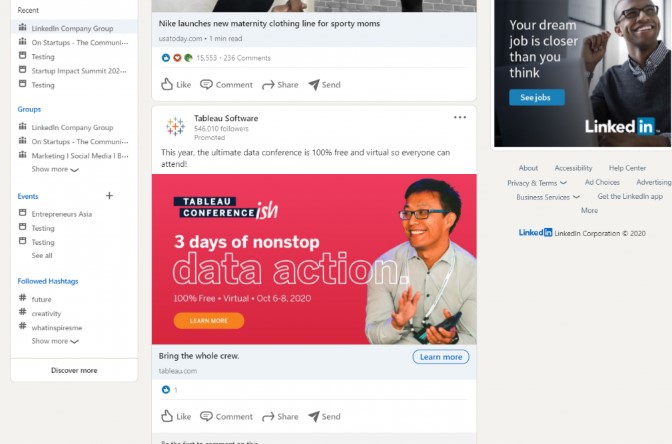  التسويق عبر لينكد ان