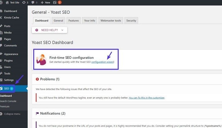 اضافة Yoast SEO 
