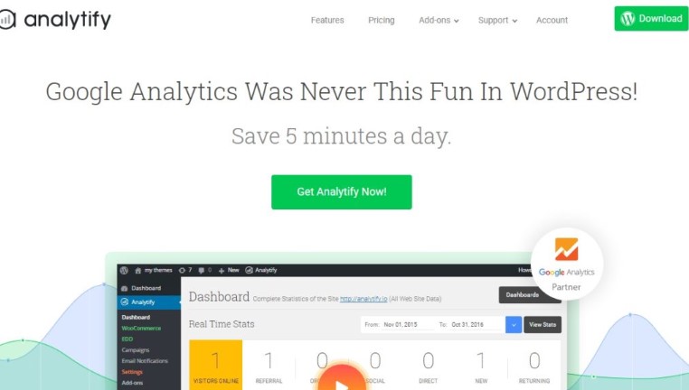 إضافة Google Analytics