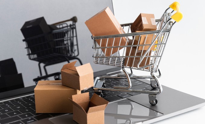 تصميم متجر دروبشيبينغ سلة 